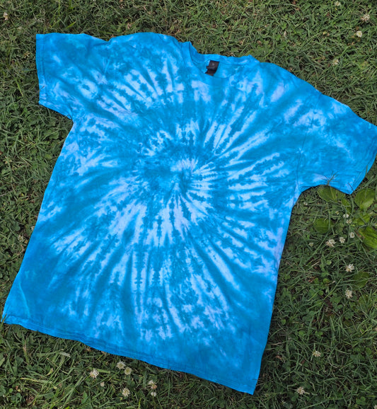 AQUAMARINE-DYED BLANK TEE