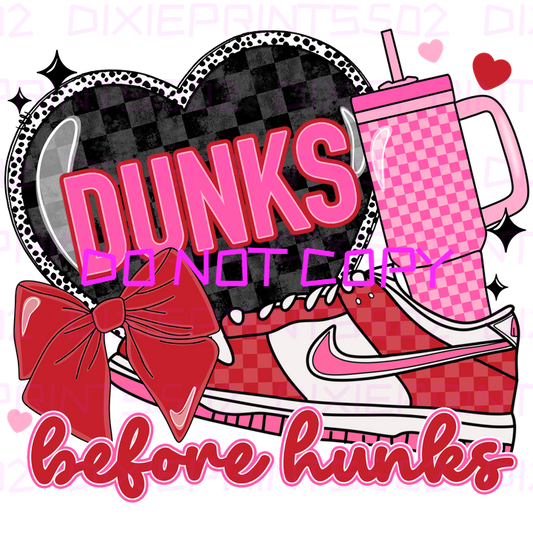 DUNKS BEFORE HUNKS